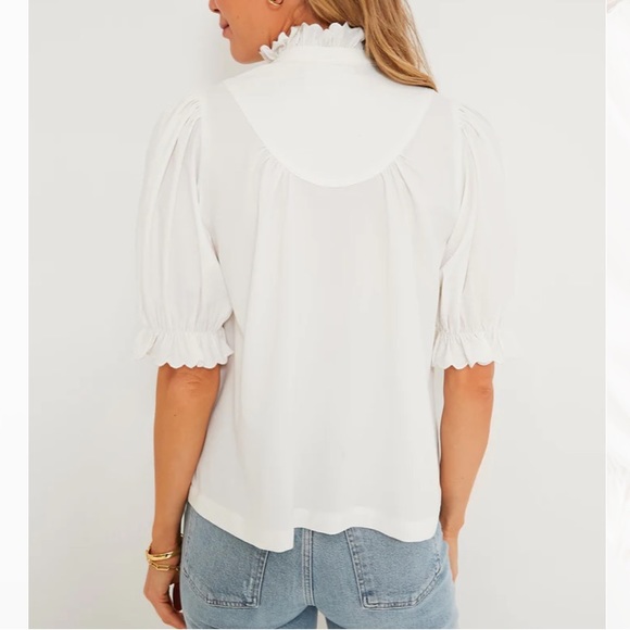 Tuckernuck White Ruffle Blouse - Picture 5 of 10